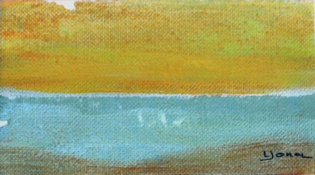 SEA Mini 21cm x 17cm Oil on canvas paper